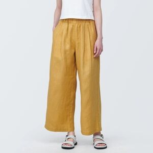 Muji Easy Wide Linen Pants